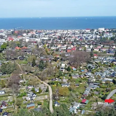 Domek alpejski Ferienholzhaus Strandbude Mit Terrasse Heringsdorf