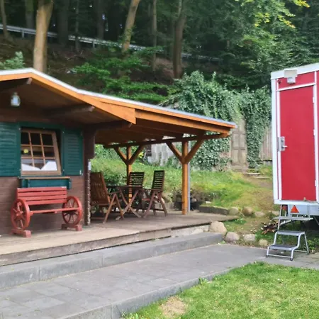 Rustikales Holzhaus Strandbude * Ostseebad Heringsdorf