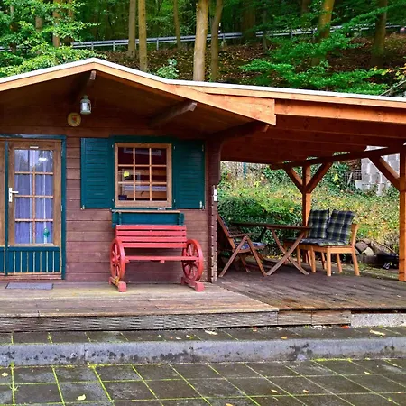 Ferienholzhaus Strandbude Mit Terrasse Domek alpejski Heringsdorf